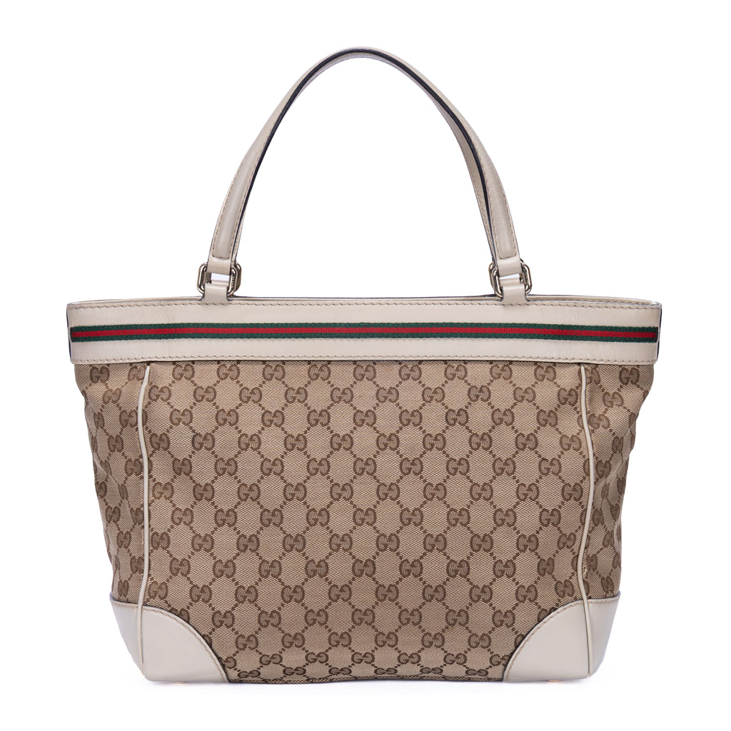 Sac à bandoulière Mayfair fourre-tout toile monogrammée GG beige
