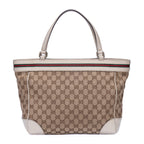 Sac à bandoulière Mayfair fourre-tout toile monogrammée GG beige