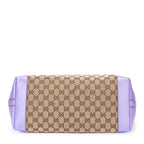 Bolso de Hombro Jacquard 2 Vías Shopper Lona GG Monograma Lila