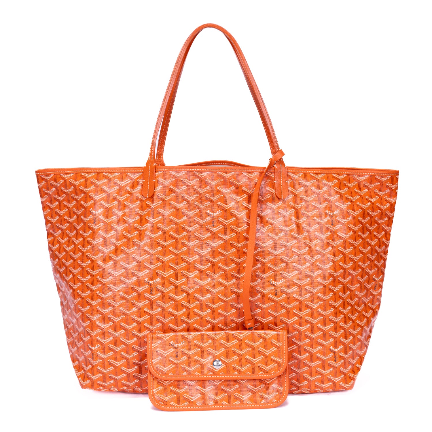 Shoulder Bag Saint Louis GM Orange Goyardine Coated Canvas
