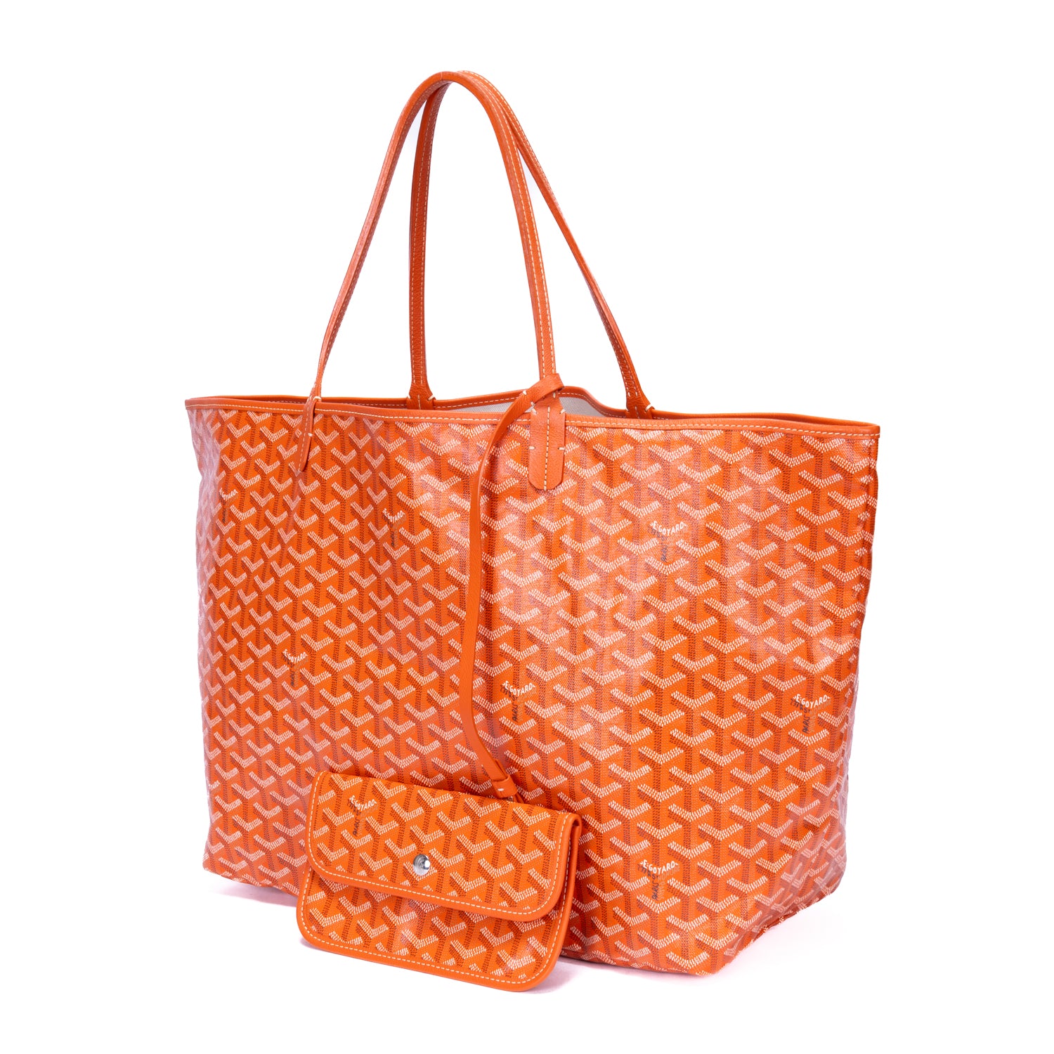 Shoulder Bag Saint Louis GM Orange Goyardine Coated Canvas