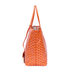 Sac bandoulière Saint Louis GM en toile enduite Goyardine orange