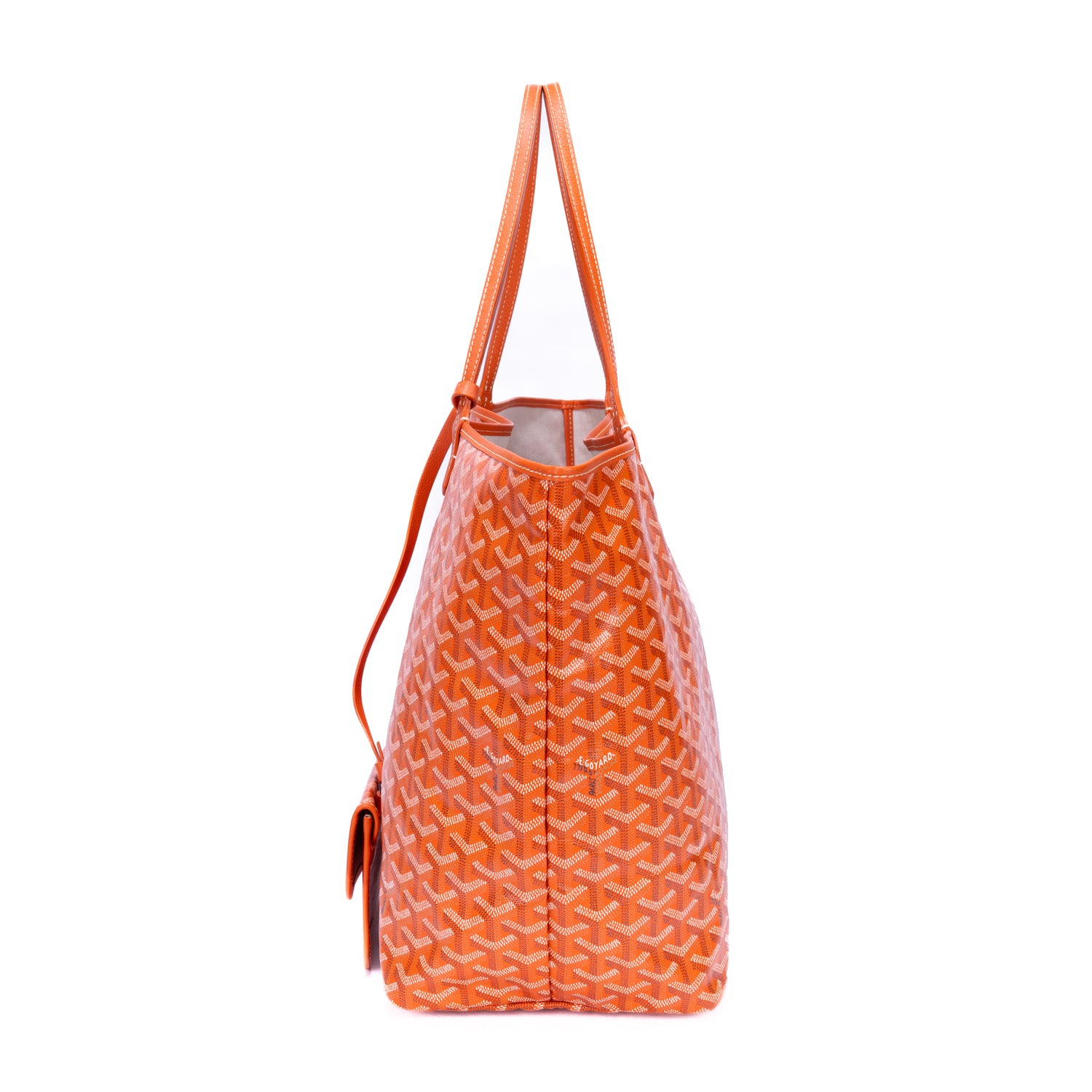 Shoulder Bag Saint Louis GM Orange Goyardine Coated Canvas