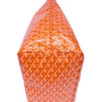 Sac bandoulière Saint Louis GM en toile enduite Goyardine orange