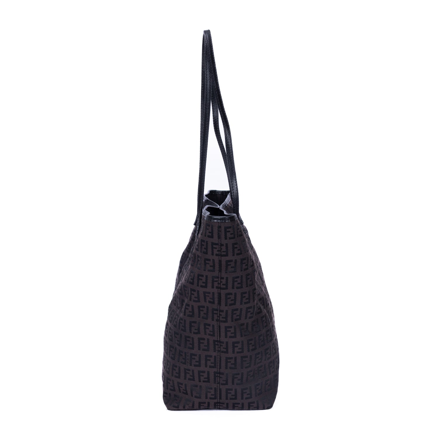 Shoulder Bag Zucchino Shopping Tote Dark Brown Zucchino Canvas