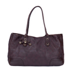 Sac à bandoulière Prince Fourre-tout moyen en cuir Guccissima marron foncé