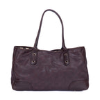 Sac à bandoulière Prince Fourre-tout moyen en cuir Guccissima marron foncé
