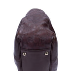 Sac à bandoulière Prince Fourre-tout moyen en cuir Guccissima marron foncé