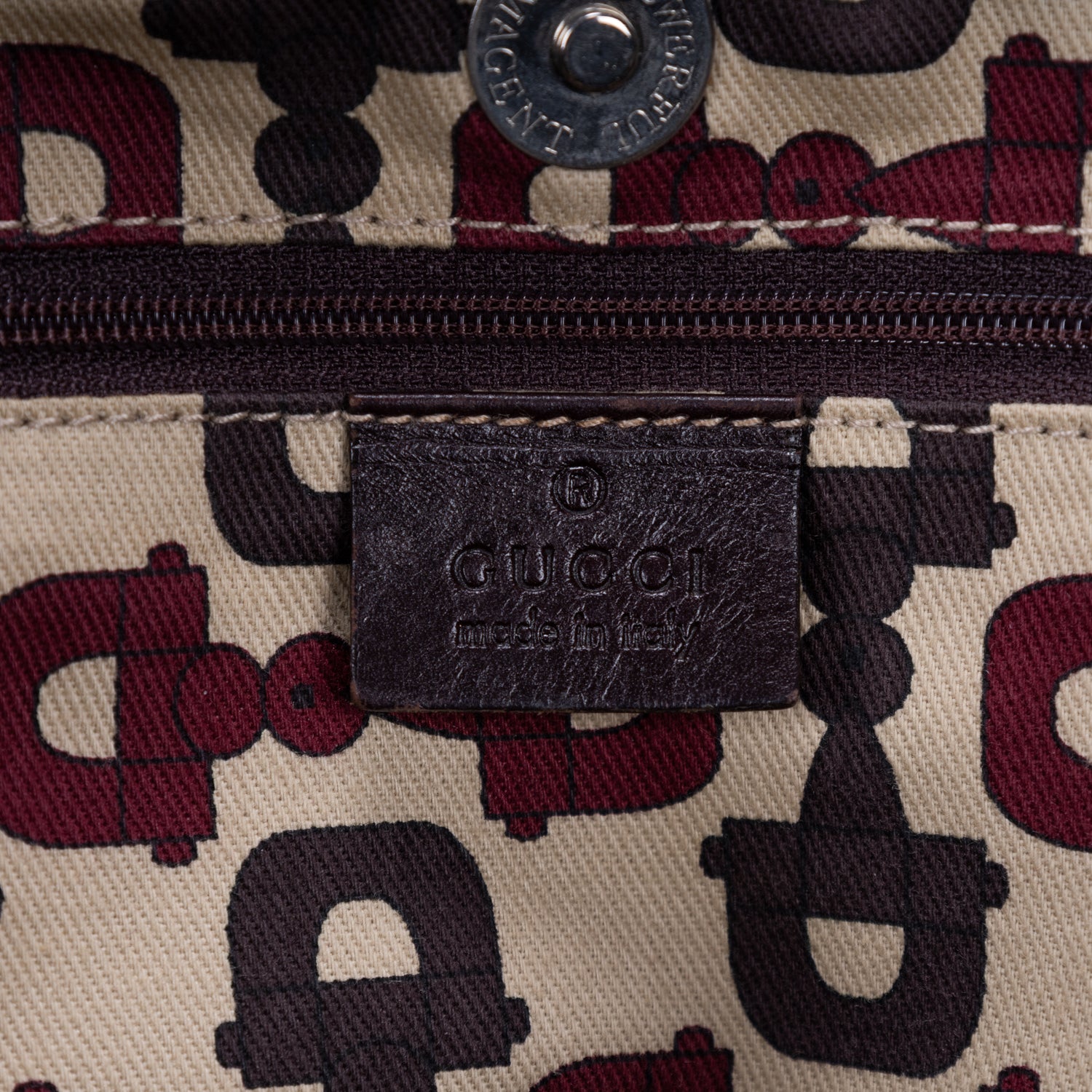 Sac à bandoulière Prince Fourre-tout moyen en cuir Guccissima marron foncé