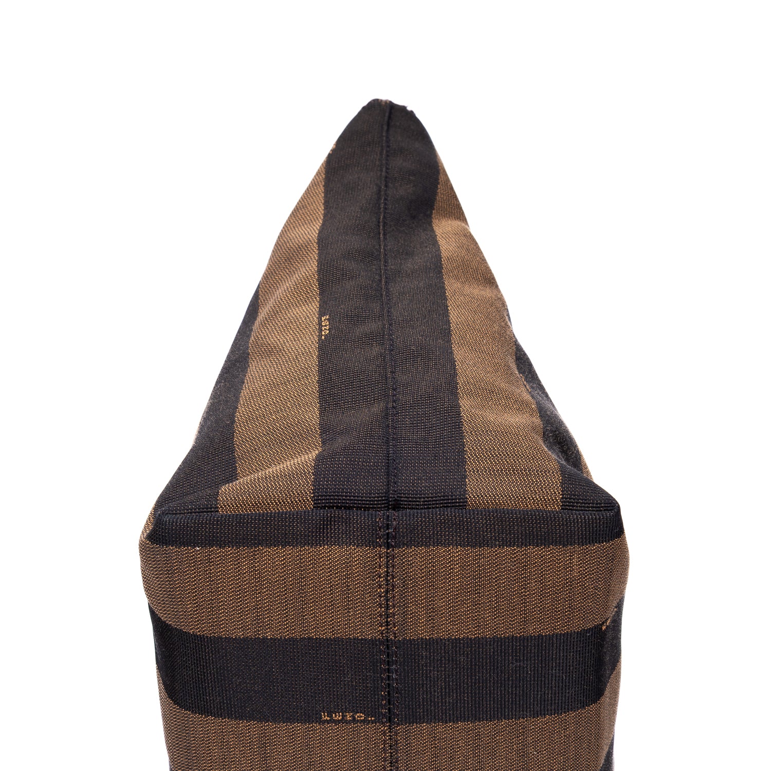 Sac cabas Requin toile Pequin rayée marron