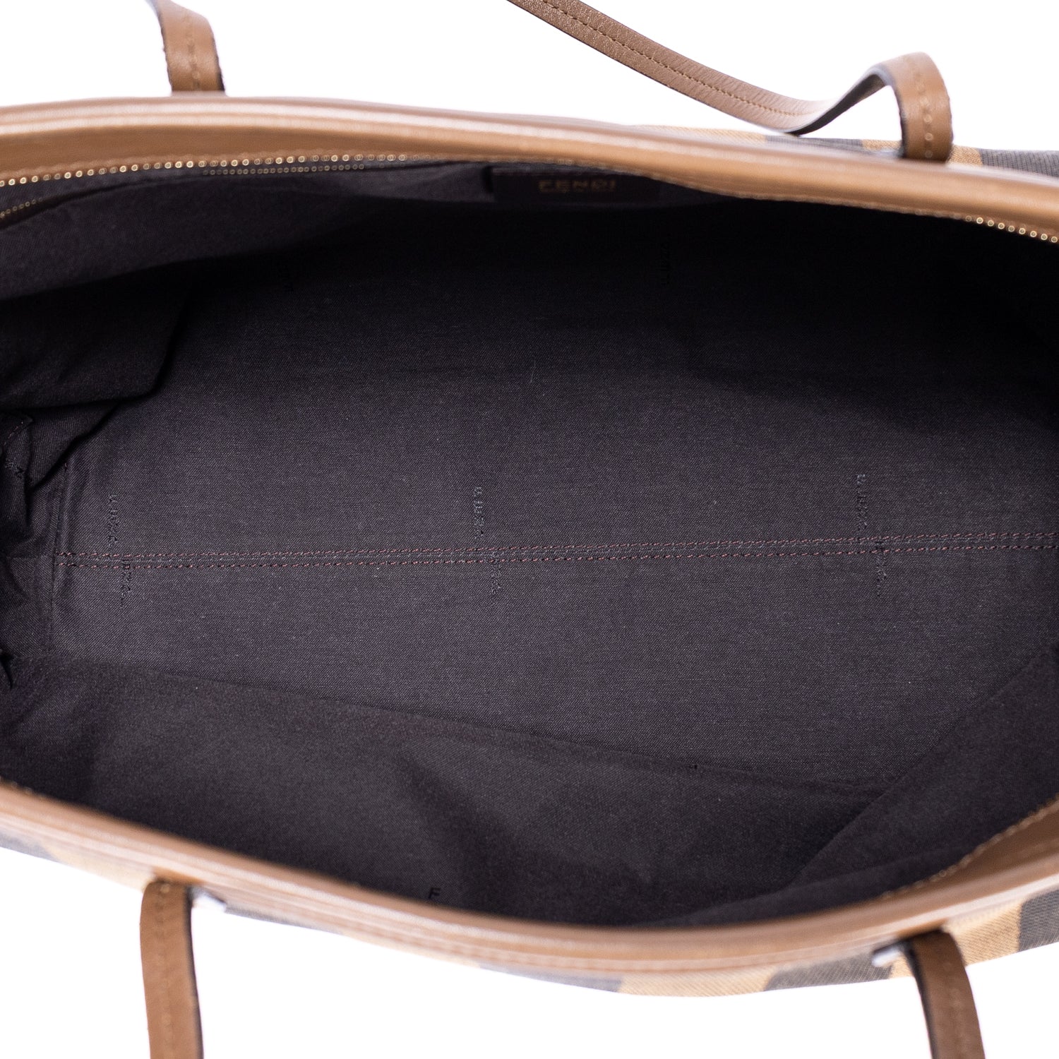 Sac cabas Requin toile Pequin rayée marron