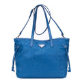 Shoulder Bag Tessuto Nylon Tote Blue Nylon