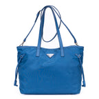 Shoulder Bag Tessuto Nylon Tote Blue Nylon
