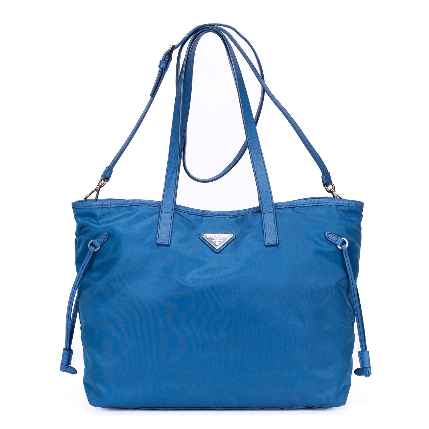 Shoulder Bag Tessuto Nylon Tote Blue Nylon