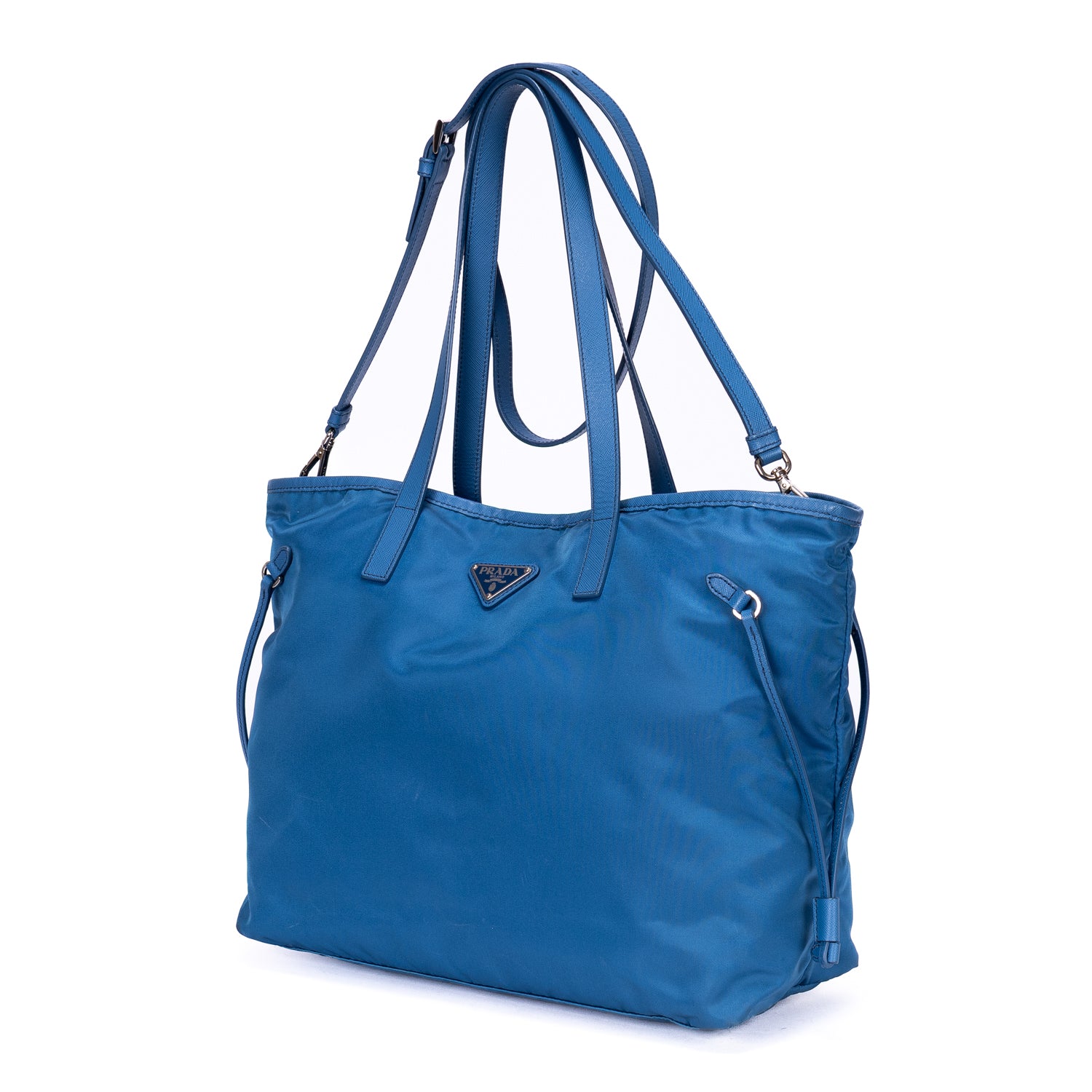 Shoulder Bag Tessuto Nylon Tote Blue Nylon