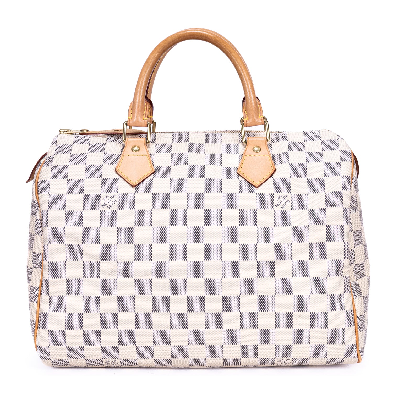 Handbag Speedy 30 Ivory Damier Azur