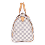Bolso de mano Speedy 30 Damier Azur color marfil