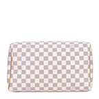 Bolso de mano Speedy 30 Damier Azur color marfil