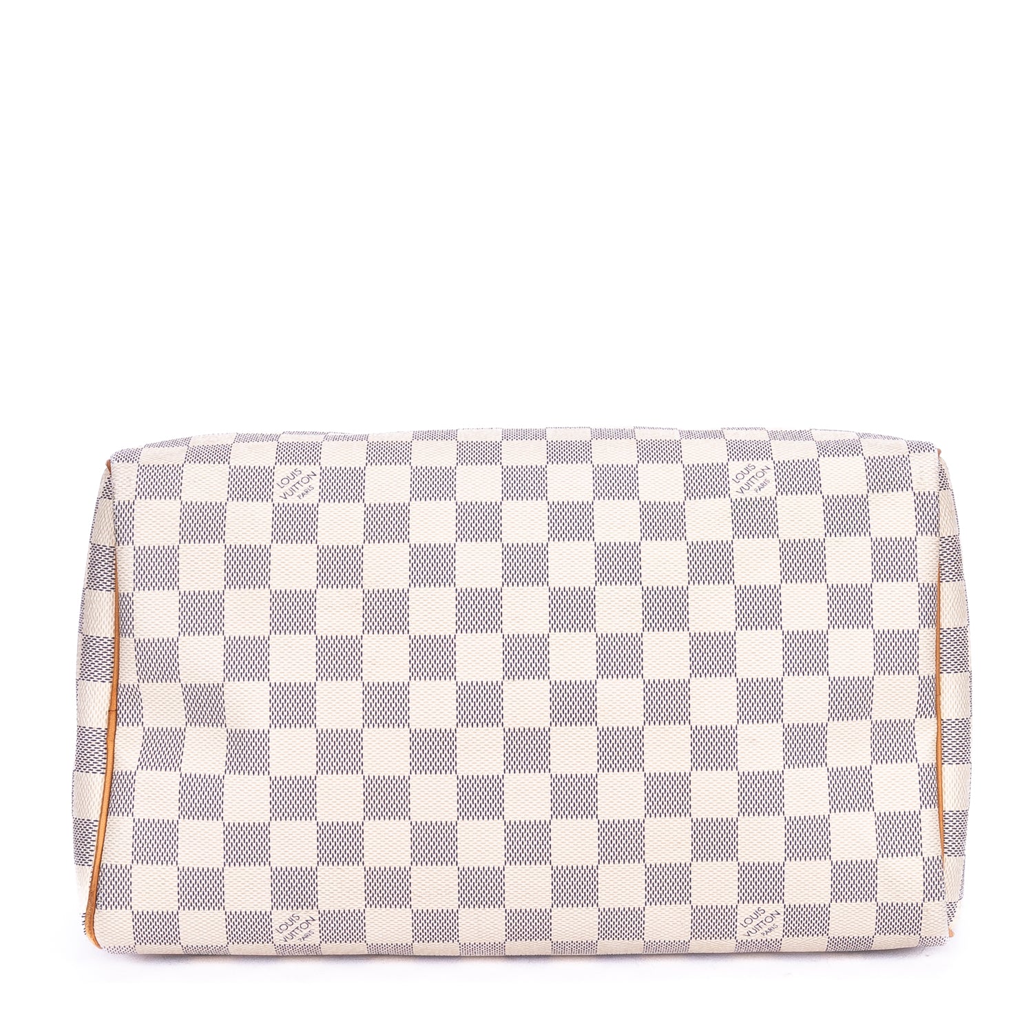 Bolso de mano Speedy 30 Damier Azur color marfil