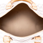 Bolso de mano Speedy 30 Damier Azur color marfil