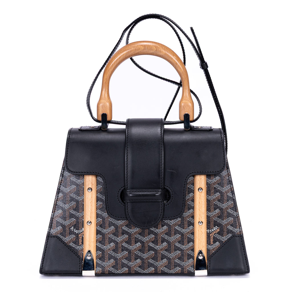 Bolso de mano Saigón MM Lona Goyardine Negra