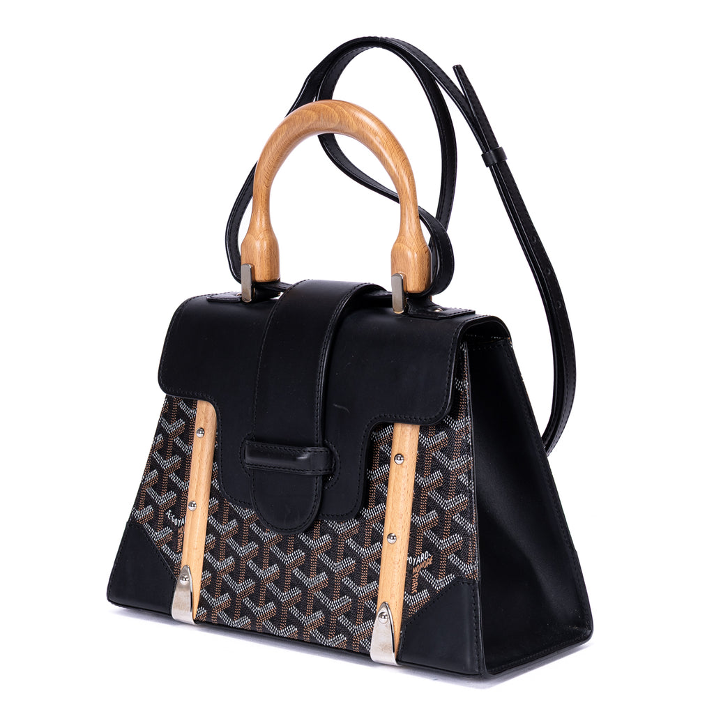 Bolso de mano Saigón MM Lona Goyardine Negra