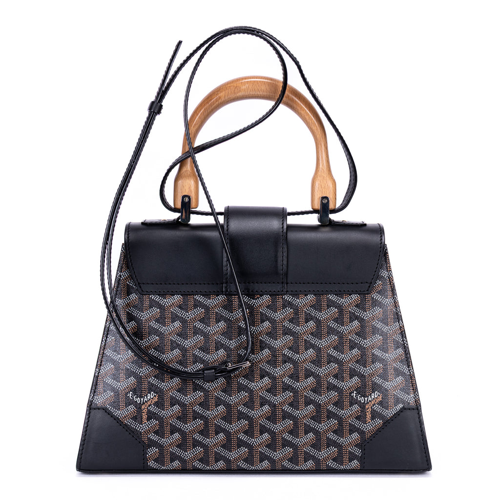 Bolso de mano Saigón MM Lona Goyardine Negra