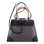 Bolso de mano Saigón MM Lona Goyardine Negra
