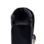 Sac à bandoulière Rockstud en daim noir et cuir lisse
