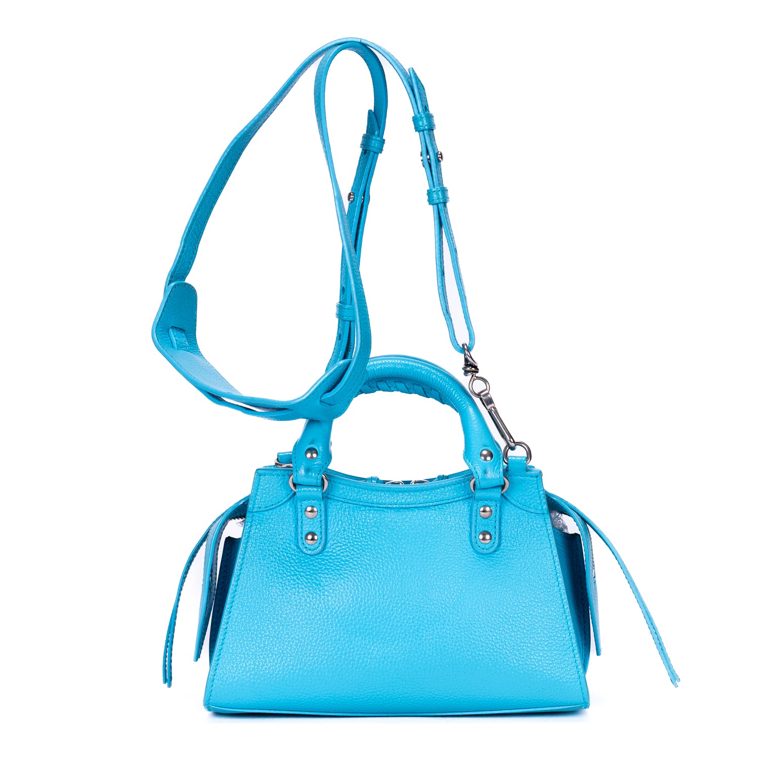 Handbag Neo Classic Mini Blue Grain Leather