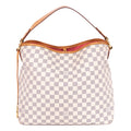 Handbag Delightful MM Ivory Damier Azur