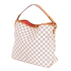 Handbag Delightful MM Ivory Damier Azur