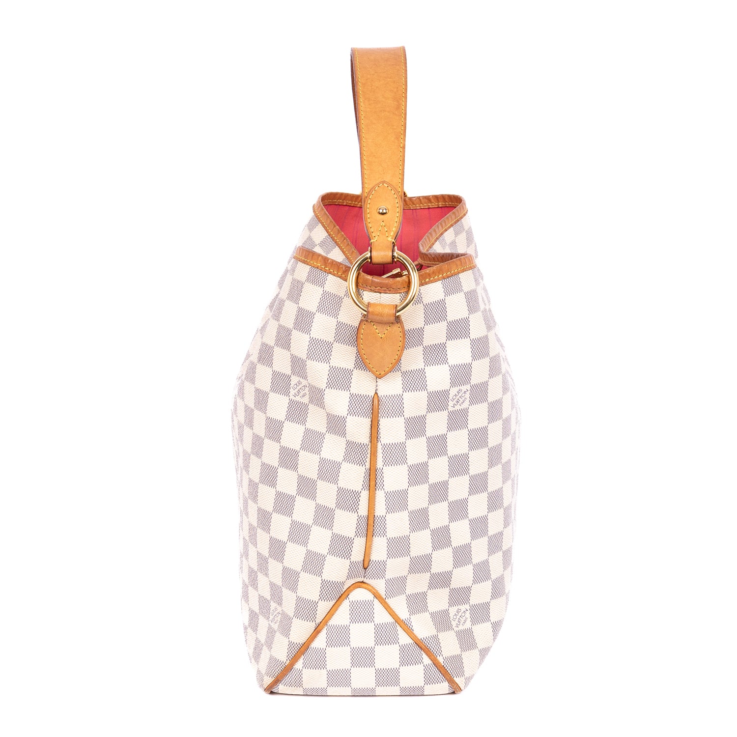 Handbag Delightful MM Ivory Damier Azur