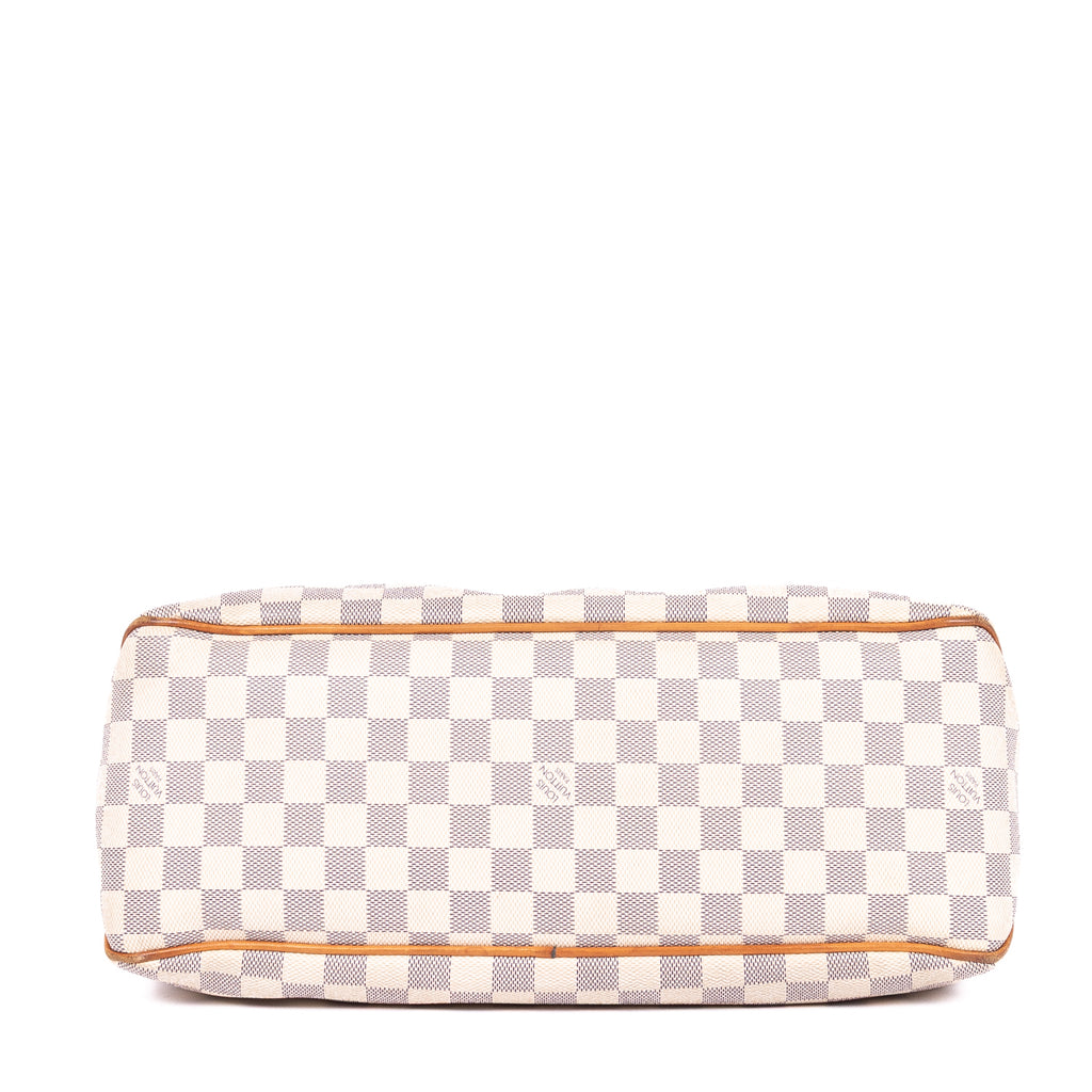 Handbag Delightful MM Ivory Damier Azur