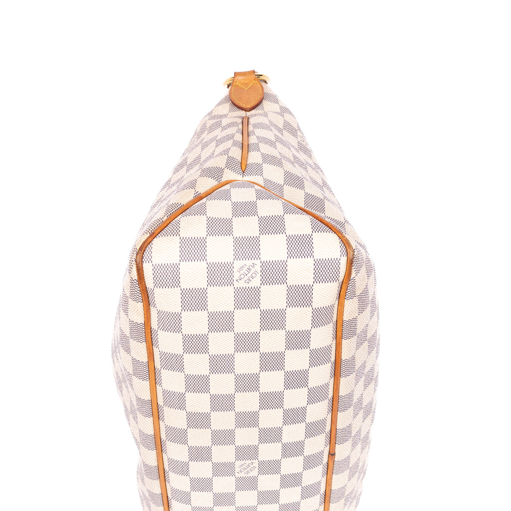 Handbag Delightful MM Ivory Damier Azur