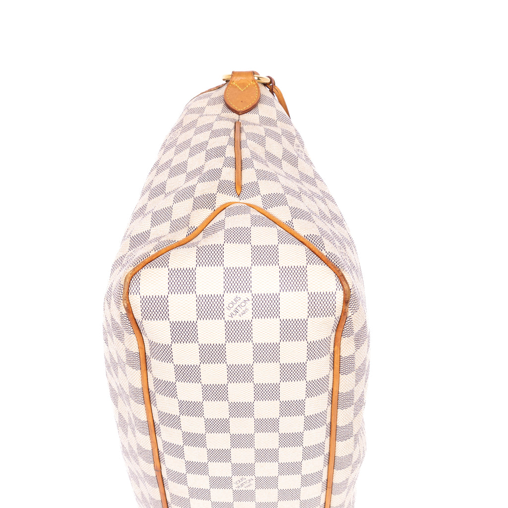 Handbag Delightful MM Ivory Damier Azur