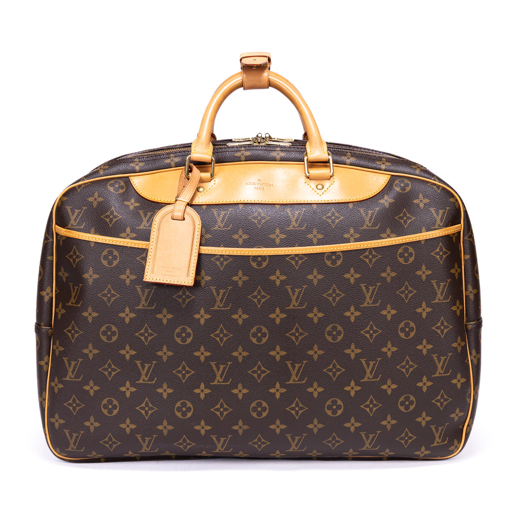 Handbag Alize 24h Brown Monogram Canvas