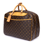 Handbag Alize 24h Brown Monogram Canvas