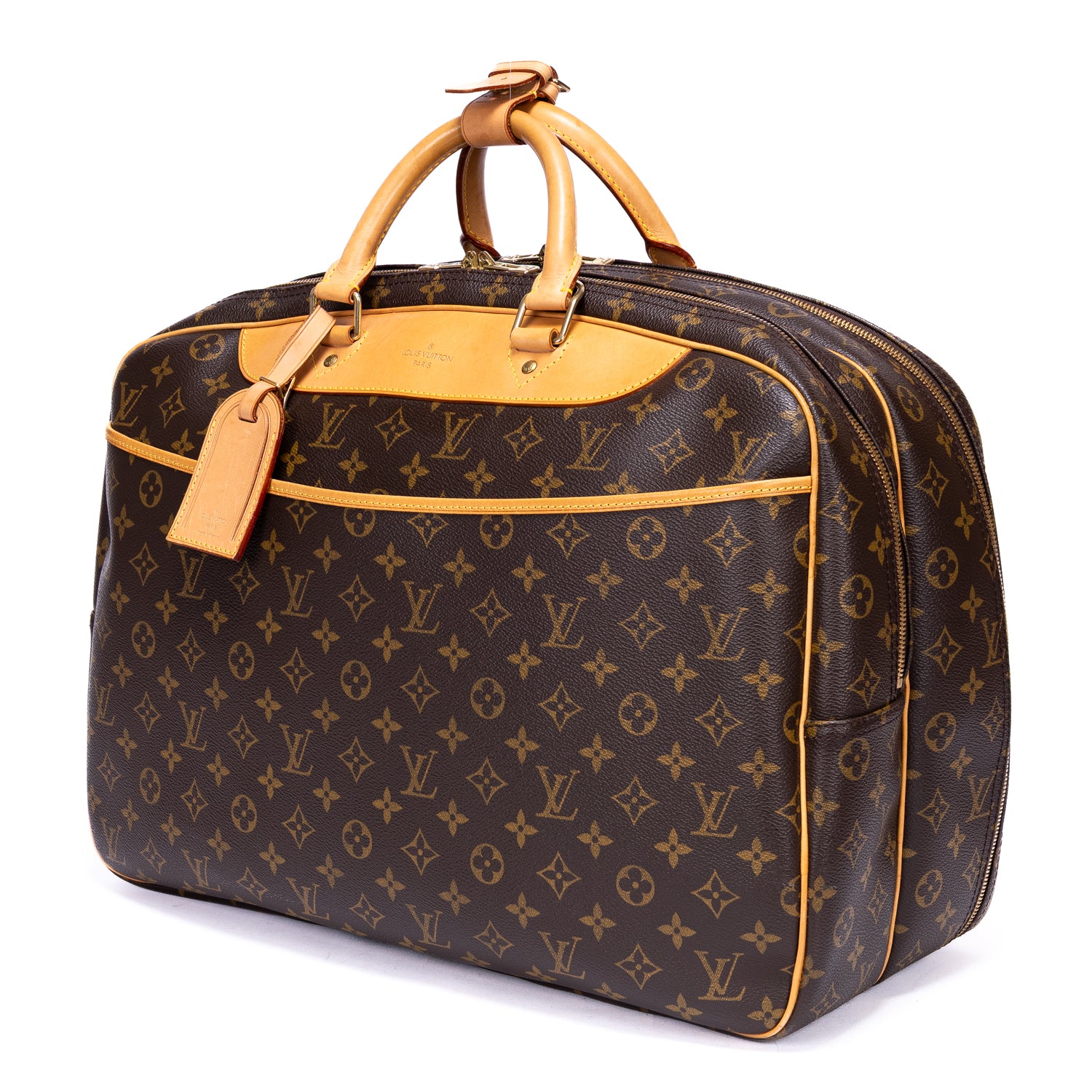 Handbag Alize 24h Brown Monogram Canvas