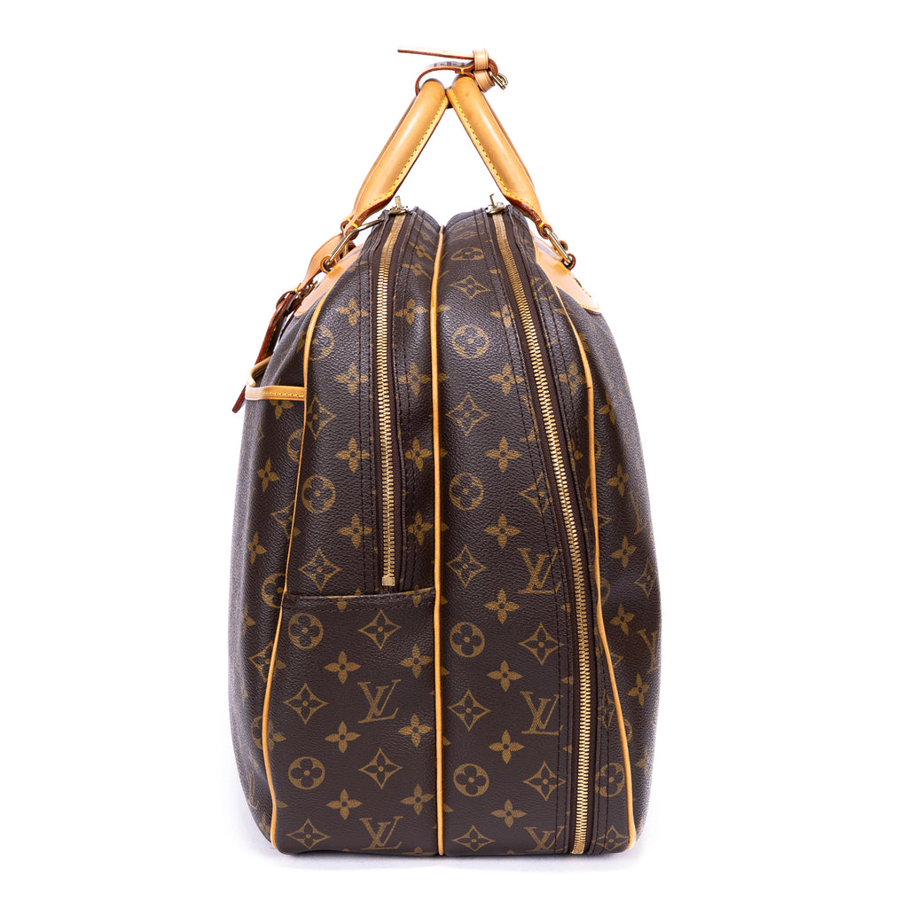 Handbag Alize 24h Brown Monogram Canvas