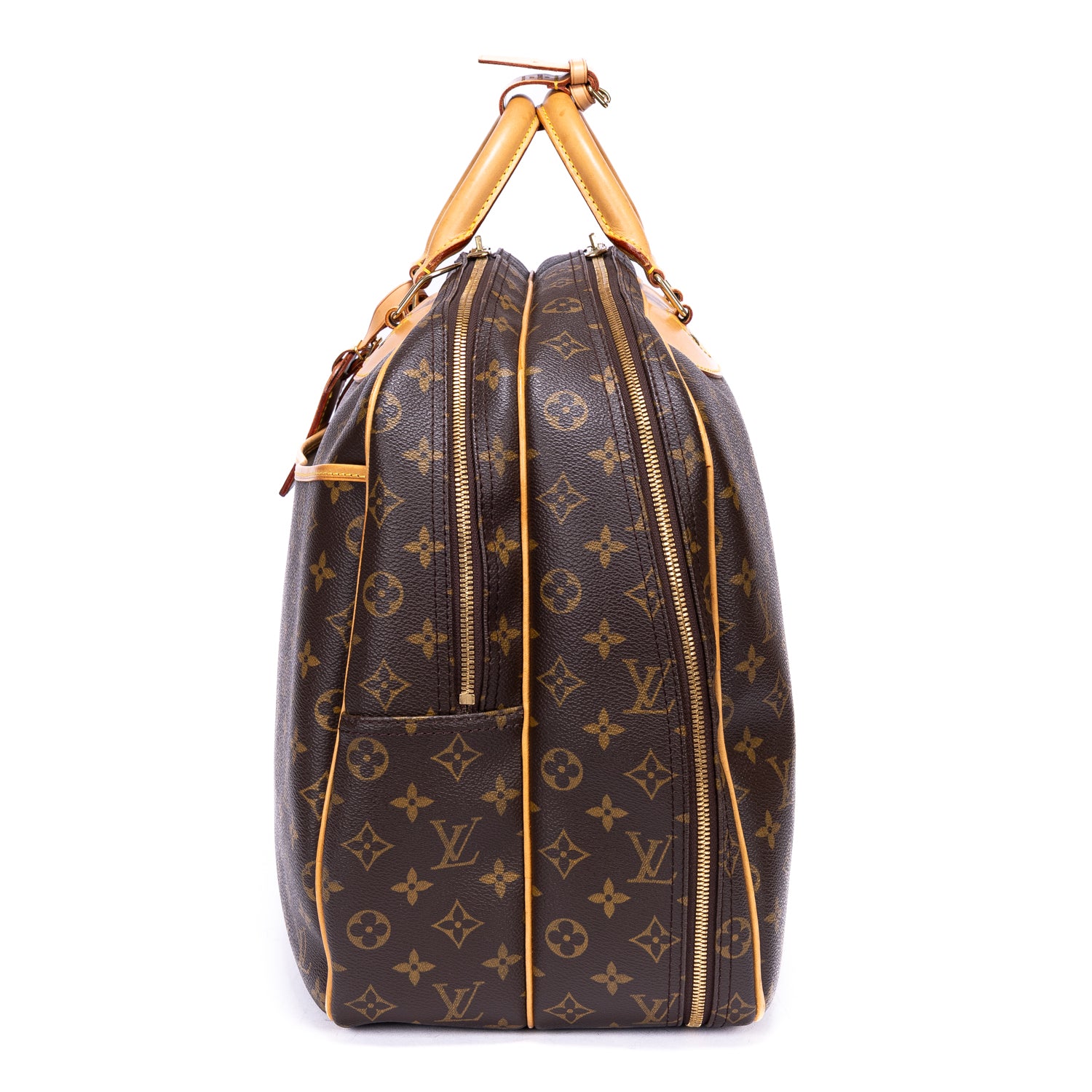 Handbag Alize 24h Brown Monogram Canvas