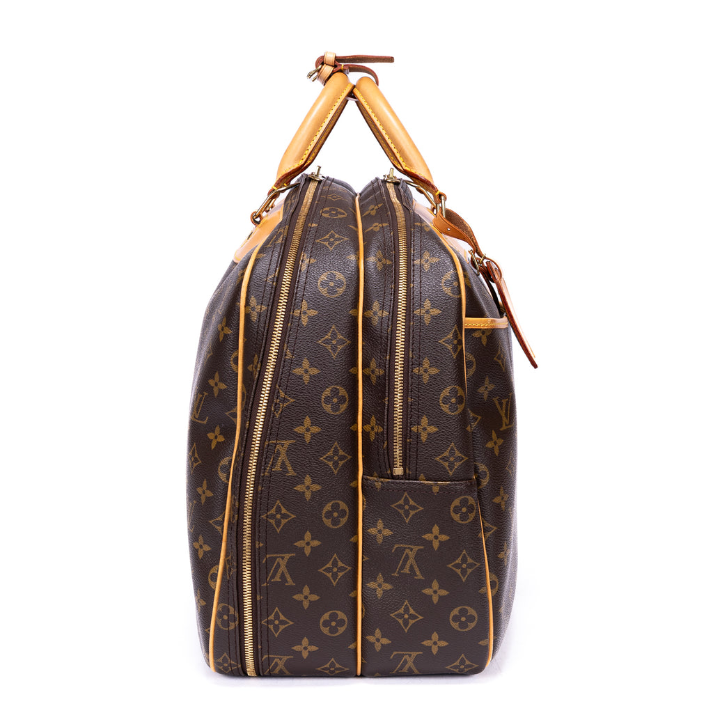 Handbag Alize 24h Brown Monogram Canvas