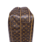 Handbag Alize 24h Brown Monogram Canvas