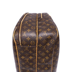 Handbag Alize 24h Brown Monogram Canvas