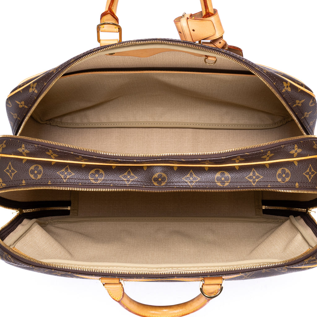 Handbag Alize 24h Brown Monogram Canvas