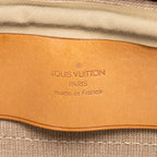 Handbag Alize 24h Brown Monogram Canvas