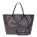 Shoulder Bag Saint Louis GM Black Goyardine Coated Canvas