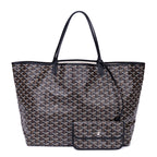 Shoulder Bag Saint Louis GM Black Goyardine Coated Canvas