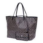 Shoulder Bag Saint Louis GM Black Goyardine Coated Canvas