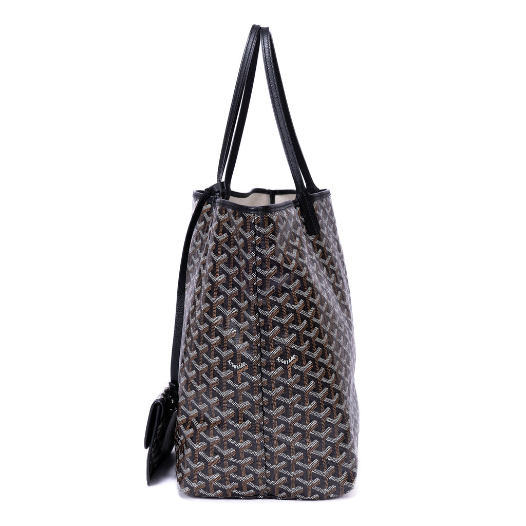 Shoulder Bag Saint Louis GM Black Goyardine Coated Canvas